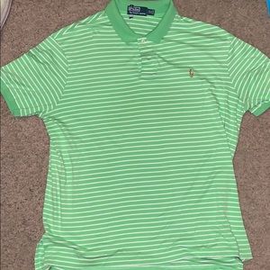 Green and White Polo by Ralph Lauren shirt